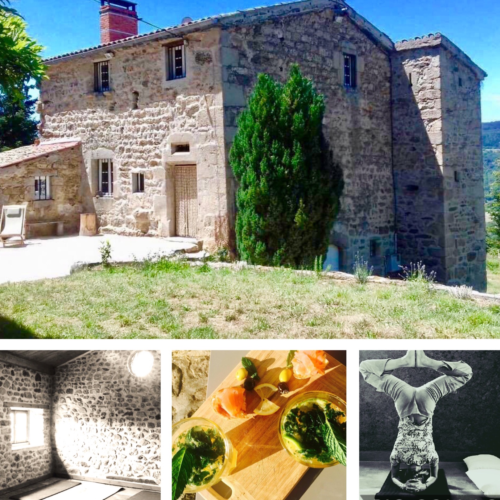 salle yoga/gîte 14 personnes