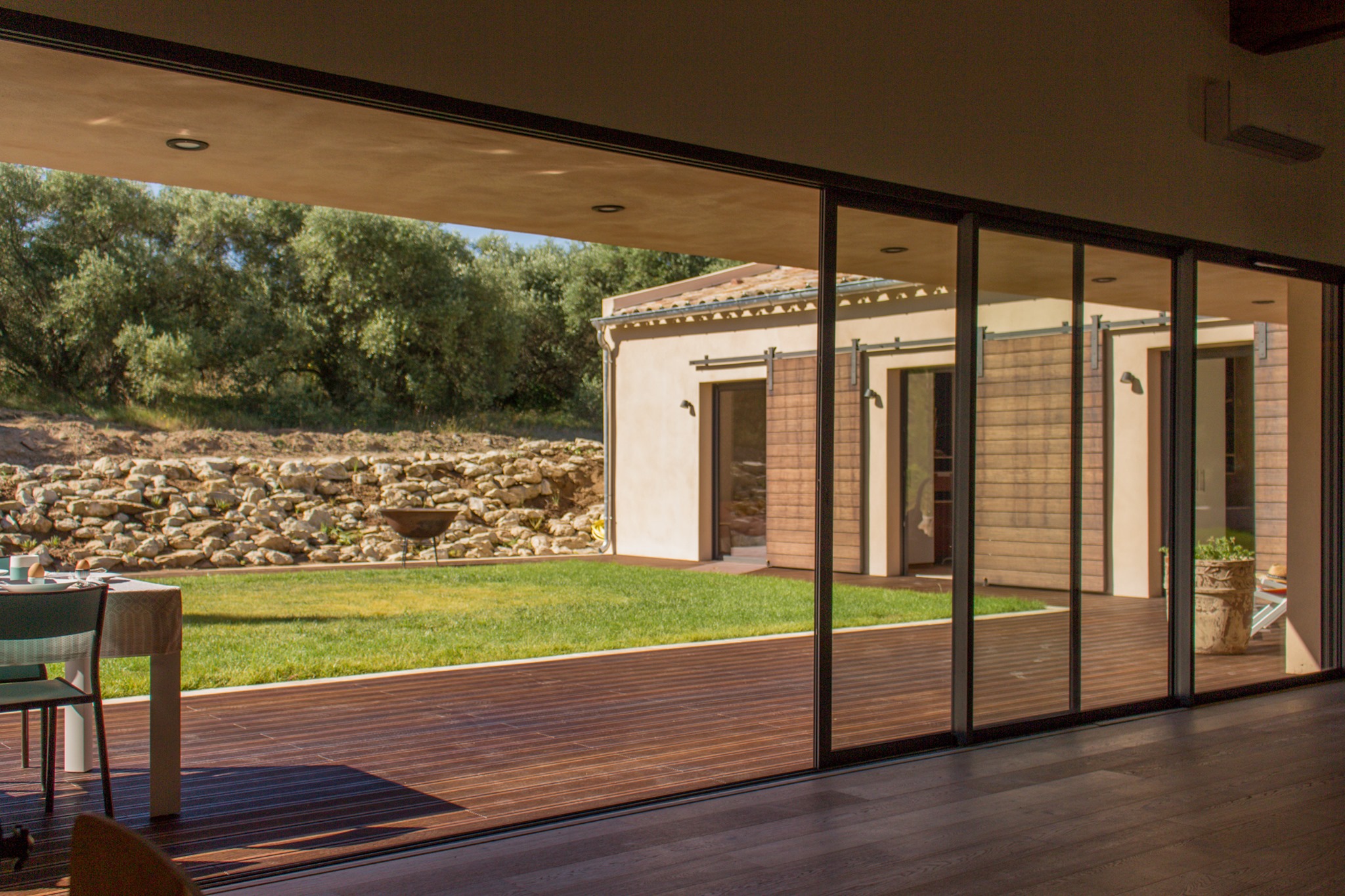 vue depuis la salle de travail