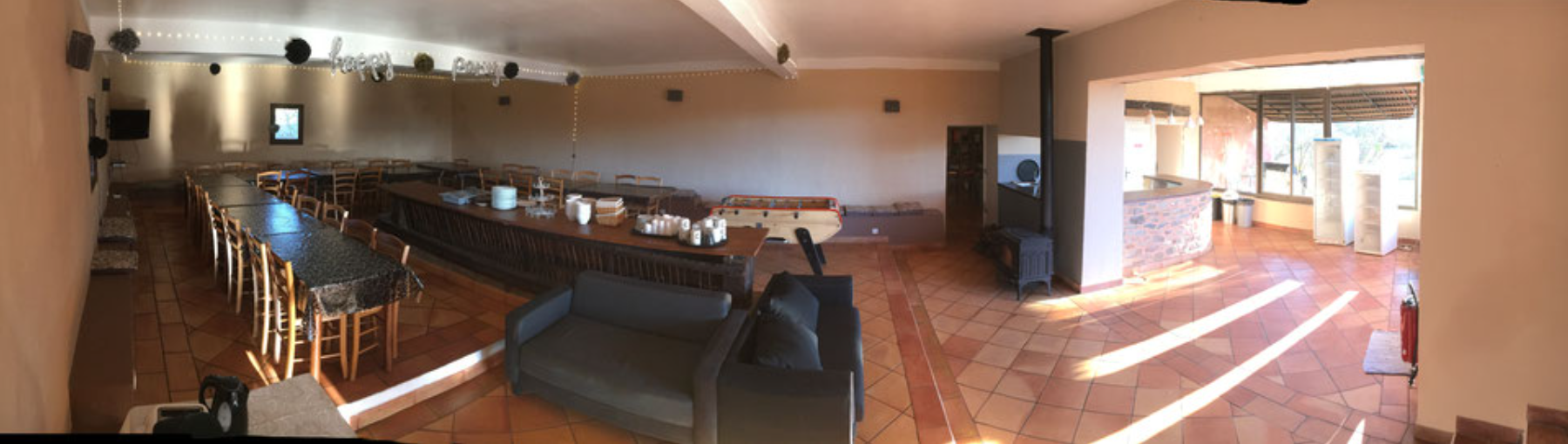 salle polyvalente, tout est déplaçable