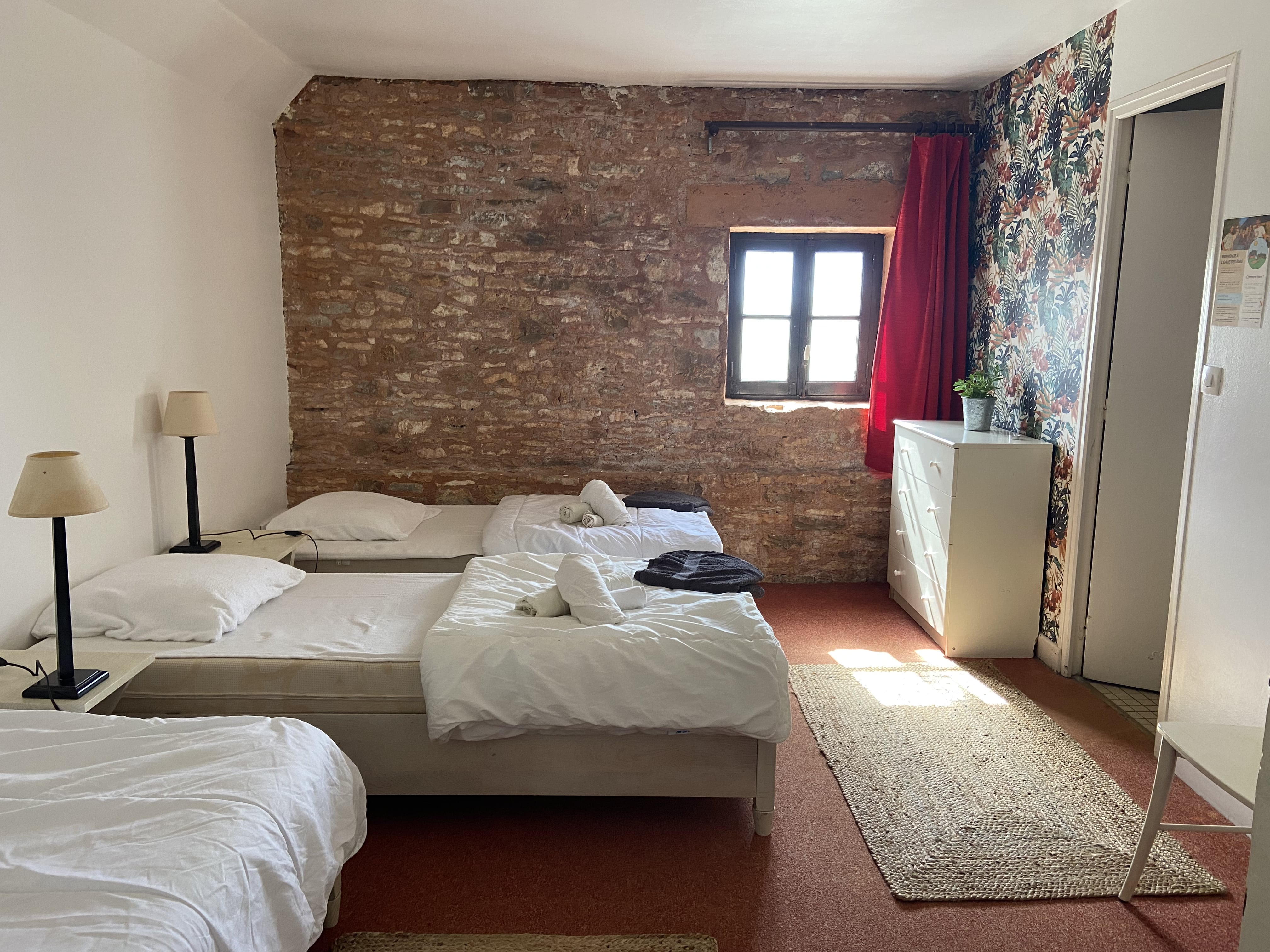 Dortoir trio - Gîte Coeur