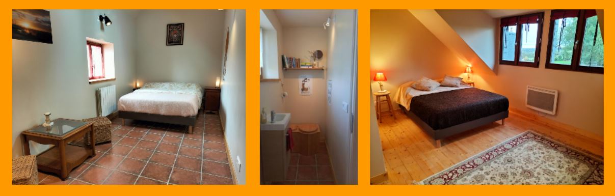 Les chambres du gîte