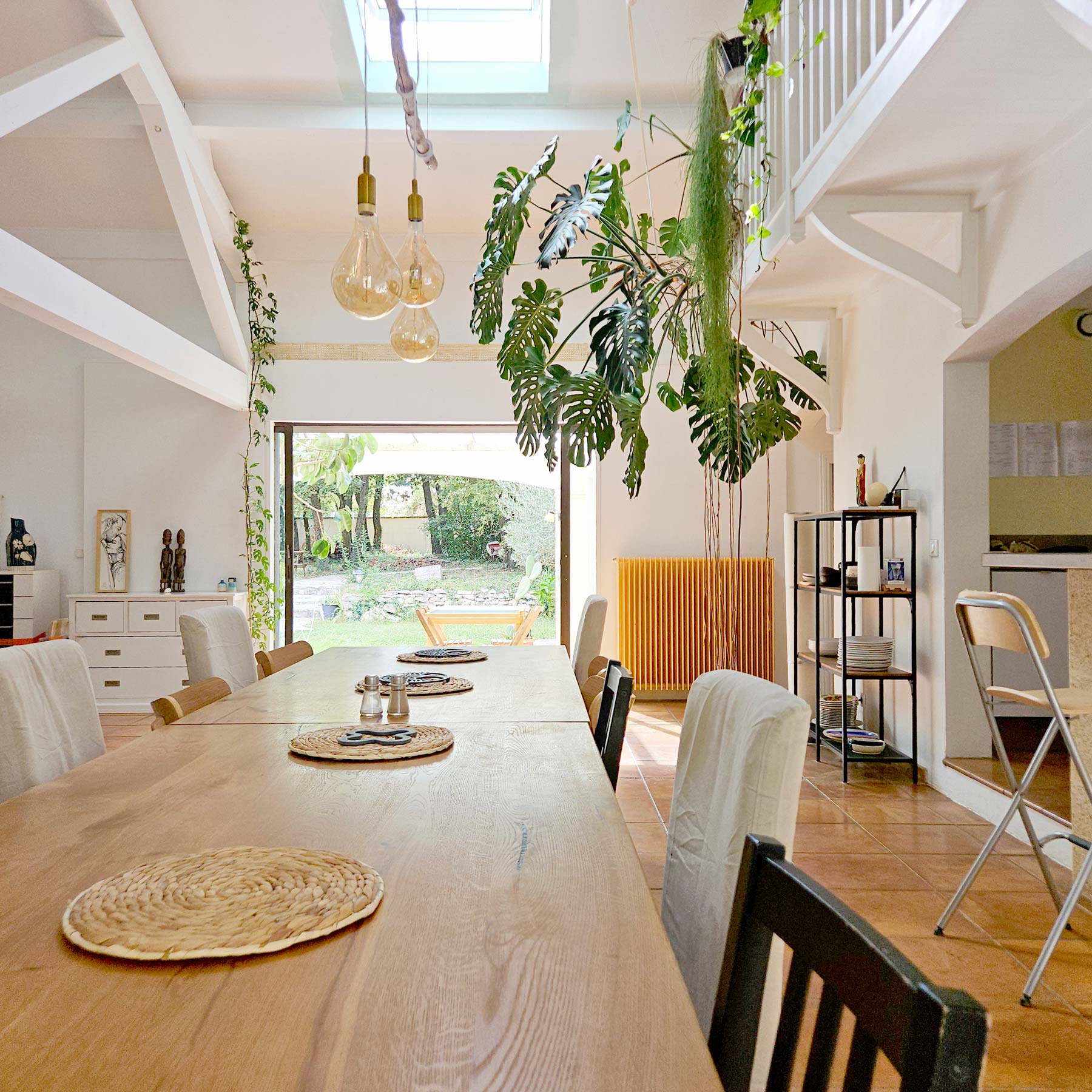 Salle de vie à la Villa Jema