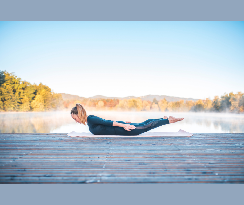 Posture de la sauterelle - Yoga mal de dos