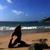 Aline-Marie, professeure de yoga certifiée dans le Finistère. 