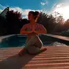 Séance de yoga avec MAM’ZELE escargot 