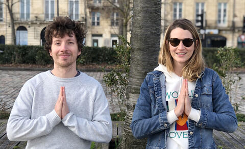 Soleyne & Charlie fondateurs de Yoga&Me