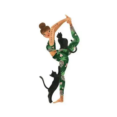Yoga et chats