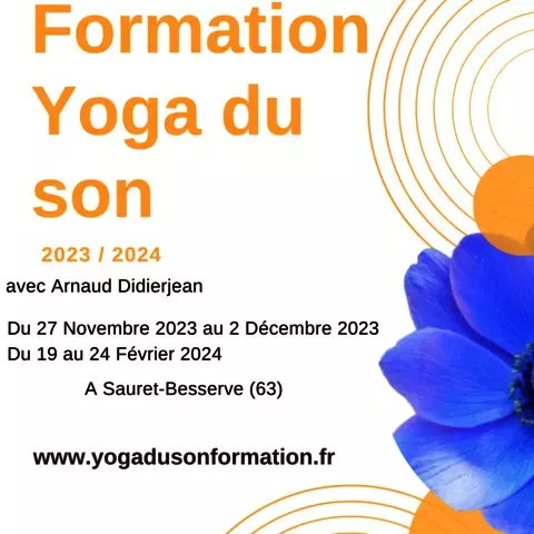 formation yoga du son 2023-2024 Arnaud Didierjean