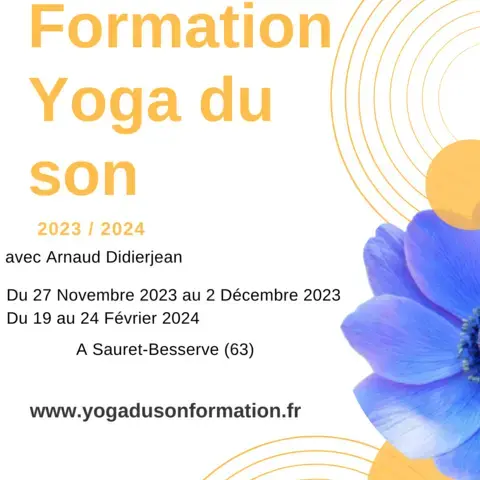 formation yoga du son 2023-2024 Arnaud Didierjean