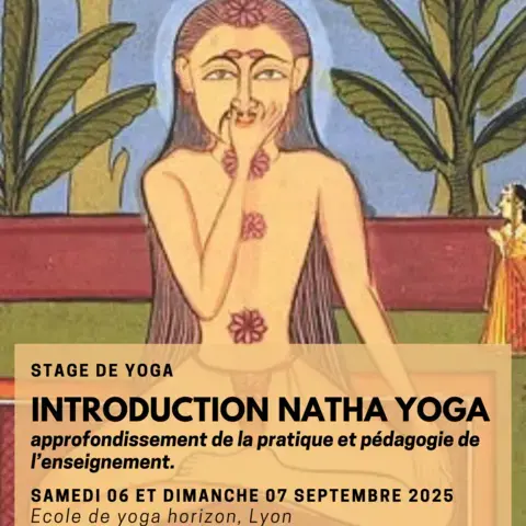 Affiche stage "introduction au natha yoga