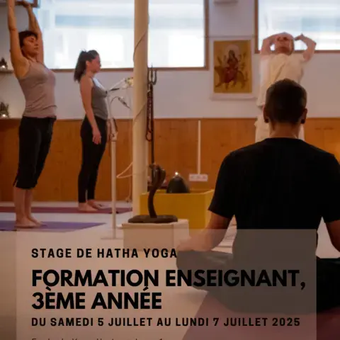 affiche du stage de 3 ème année de formation