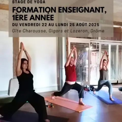 Affiche du stage de 1ère année de formation