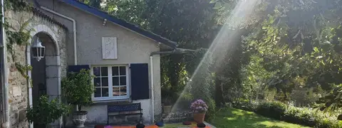 la terrasse le matin