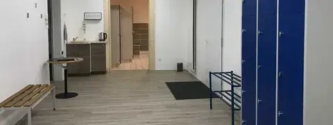 Vestiaires du studio Coqoon