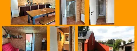 Les sanitaires et la cuisine commune