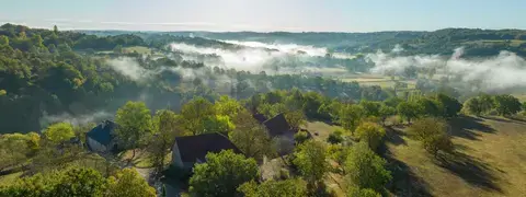 Vue sur la vallée du Célé