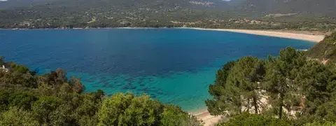 Vue panoramique sur le Golfe du Valinco