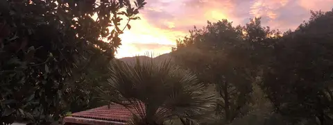 La cuisine d'été et ses vues imprenables