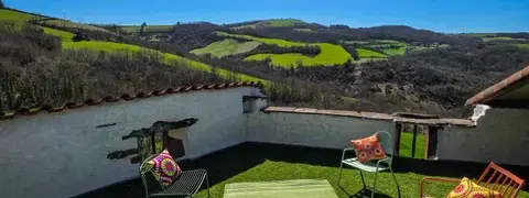 Terrasse tropézienne du studio de Yoga Valle Grande