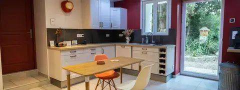 Cuisine équipée à disposition