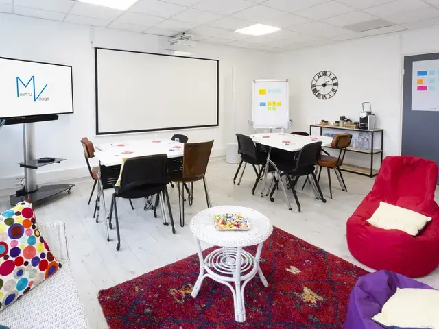 notre salle Trois meublée en îlots